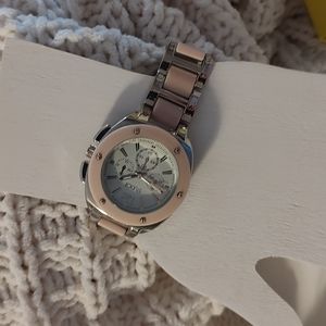 🌺Silver and Pink Watch